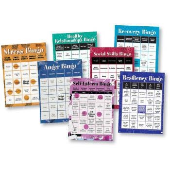 LIFE SKILLS BINGO GAMES FOR ADULTS -SET OF 7